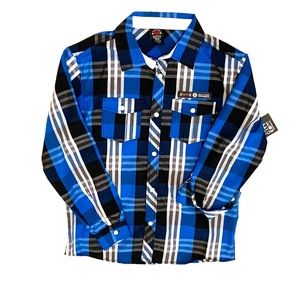 ENYCE BOYS CHECKED 16/18 button down shirt